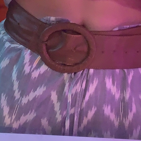 Promod brown wide belt. Leather. Hardly used. Can wear it in both directions! - Picture 8 of 8